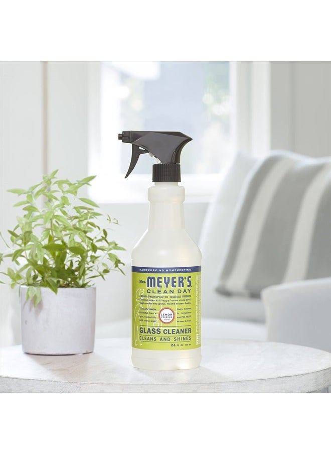 Mrs. Meyer's Clean Day - Mirror & Window Cleaner, Great for Indoor & Outdoor Glass Surfaces, Lemon Verbena, 24 Fl Oz - Image 1