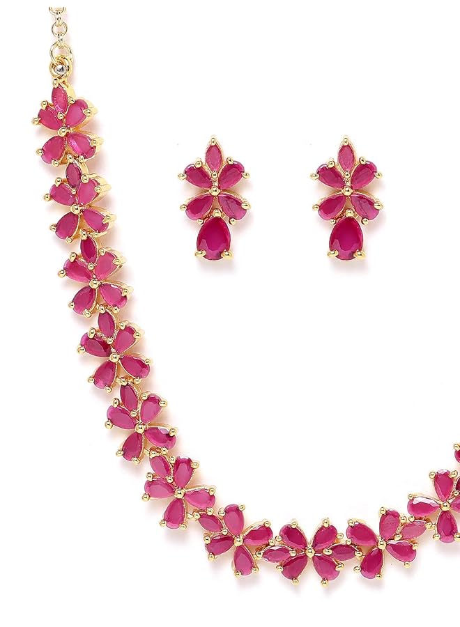 إيروريكس طقم مجوهرات عصري للنساء باللون الذهبي Zpfk9508 - Image 4