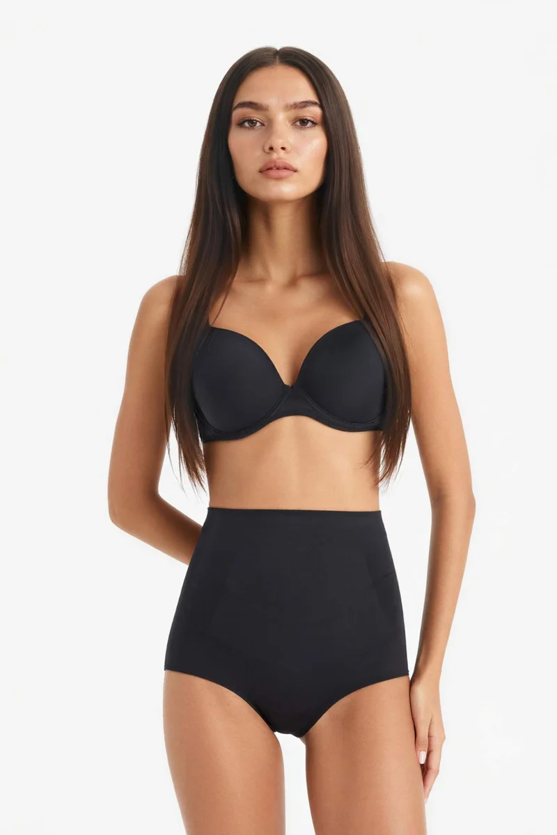 ديفاكتو Fall in Love Black High Waist Slip Corset