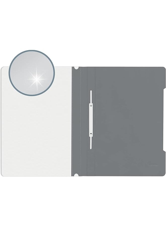 erorex - Standard A4 Folder With Long Labeling Field Pvc A4 Orange - Image 1