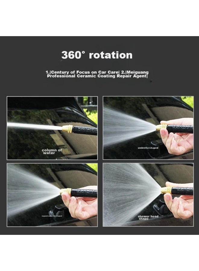 Dipple Dipuer High-pressure Car Wash Gun, Household Car Washing Nozzle, Cleaning Spray Head, Car Washing Tool, Water Hose, Flexible Hose, Powerful Cleaning Device - Image 5