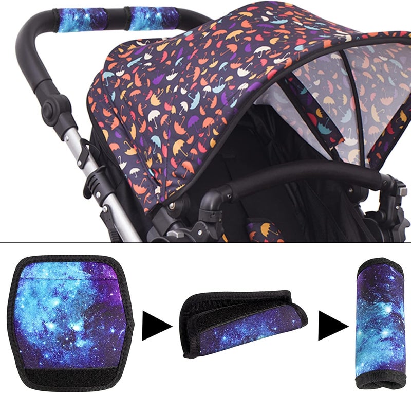 PG6 3 Pcs a Set, Comfort Neoprene Handle Wraps/Grip/Identifier for Travel Bag Luggage Suitcase Baby Carriage - Image 5