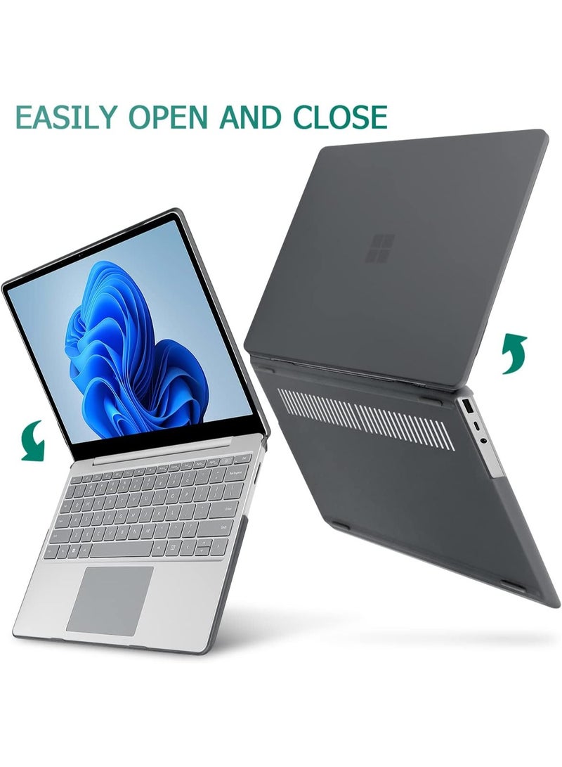 Plastic Hard Shell Cover Compatible with Microsoft Surface Laptop 15 inch Case 7th Edition Copilot+ PC 2025 2024 Release Touchscreen Display Model 2037,Black - Image 1