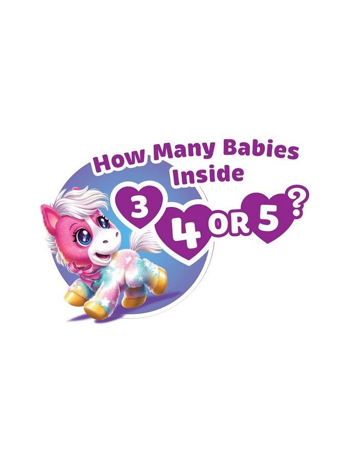Puppy Surprise - Unicorn Surprise Licorice Stuffed Animal With Unicorn Babies Kids Toys For Ages 3 Up Gifts And Presents By Just Play - Image 1