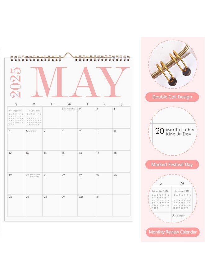 KONVINIT Wall Calendar 2024-2025, 18 Monthly Wall Calendar 2024-14" X 11" - Runs From July 2024 Until December 2025, Aesthetic 2024 Calendar For Home, Office And School - Image 3