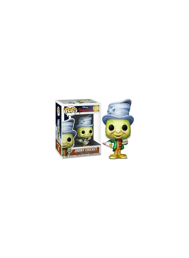 Funko Pop Disney Pinocchio Diamond Collection Jiminy Cricket Bam Exclusive With A Funko Pop Box Protector - Image 1