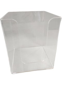 Rattleware Rattleware Clear Acrylic Cup Lid Holder for Home, Kitchen, or Commercial Use - Premium Heavy-duty Plastic - Sleek & Compact Countertop Storage Organizer Must-Have Restaurant Supplies (4.25″x4.25″x5)  - Image 1