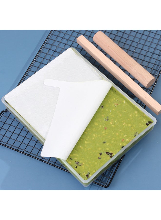 Generic - Home Use Non-stick Snowflake Crisp Mold Cooling Shaping Plate Handmade Candy Rolling Baking Tool Set Full Suit-Specifications:Large 2-piece Set-Color:Carton Packaging - Image 1