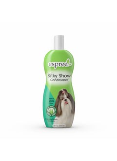 espree Silky Show Conditioner For Dogs and Cats – Leaves Coats with Amazing Shine, Luster, and Easy Combing – Made with 100% Organically Grown Aloe Vera – 20 Ounces 