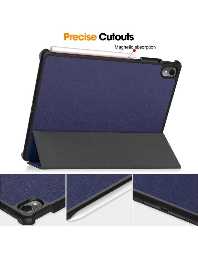 Protective Case for Huawei Matepad Air 2023 11.5 inch, Tri-Fold Smart Tablet Case, Multi- Viewing Angles Stand Hard Shell Folio Case Cover with Auto Wake Sleep for HUAWEI Matepad Air 2023, Blue