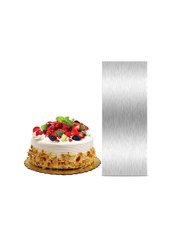 S-TOP 8.6 Inch Stainless Steel Cake Scraper Metal For Smoother Leveler Decorating Comb Cutter Mousse Butter Cream - Image 4