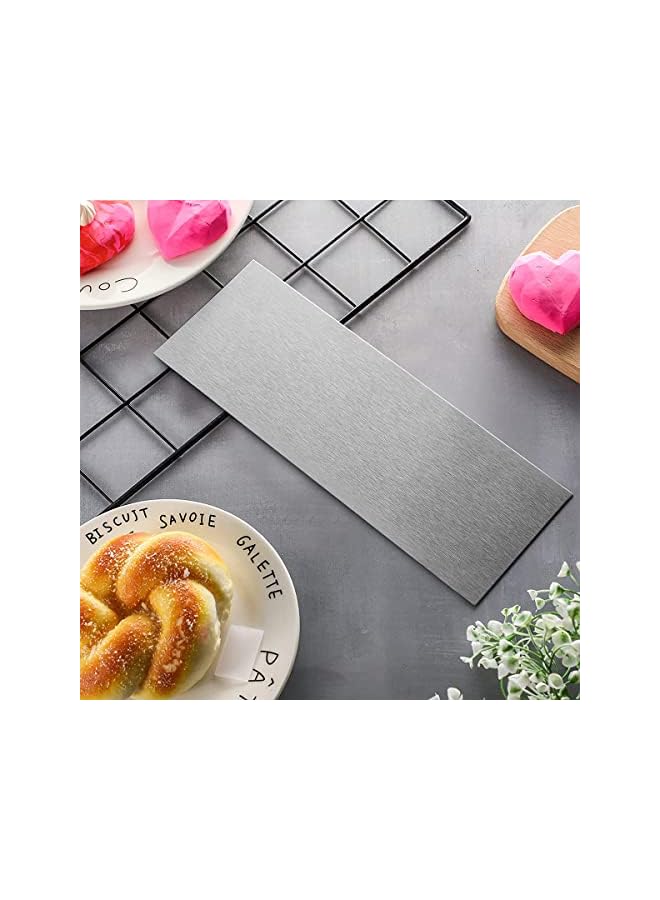 S-TOP 8.6 Inch Stainless Steel Cake Scraper Metal For Smoother Leveler Decorating Comb Cutter Mousse Butter Cream - Image 5