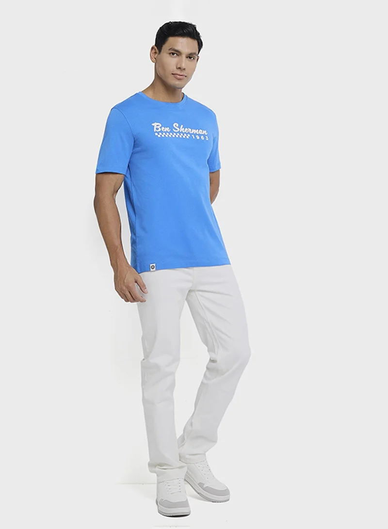 Ben Sherman  Basic Crew Neck T-Shirt for Men | Best Price UAE