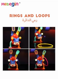ميبيجين لعبة مهرج يمشي مقلوبًا مع ضوء وموسيقى، مهرج مبتكر ممتع يقف على اليدين، لعبة مهرج كهربائي، لعبة تعليمية مبكرة، سطح أملس بدون نتوءات، مناسبة للأطفال للإمساك بها، 13*10*22 سم  - Image 4