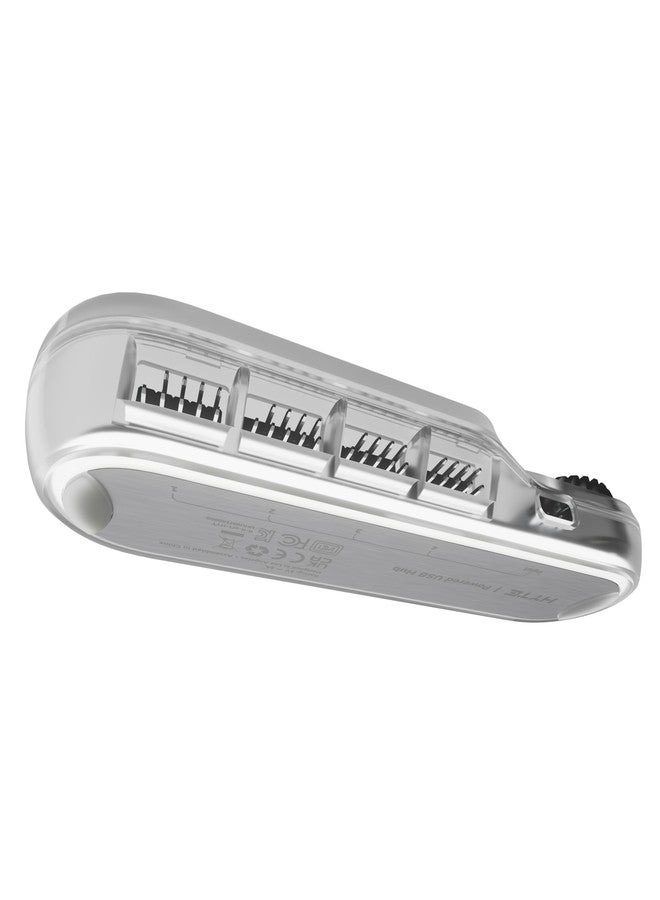 هايت موزع USB داخلي يعمل بالطاقة من HYTE - 4 منافذ إخراج USB 2.0، وصلة تمديد USB ذات 9 دبابيس للوحة الأم، مغناطيسات فائقة القوة وشريط لاصق مرفقان، توسعة داخلية حديثة - كريستال - Image 2
