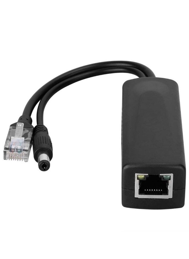 Generic 48V to 12V Active POE Splitter Adapter, Connectors Adapter Cable Splitter Injector AP Power Supply Isolated Type With DC 12V Output  - Image 1