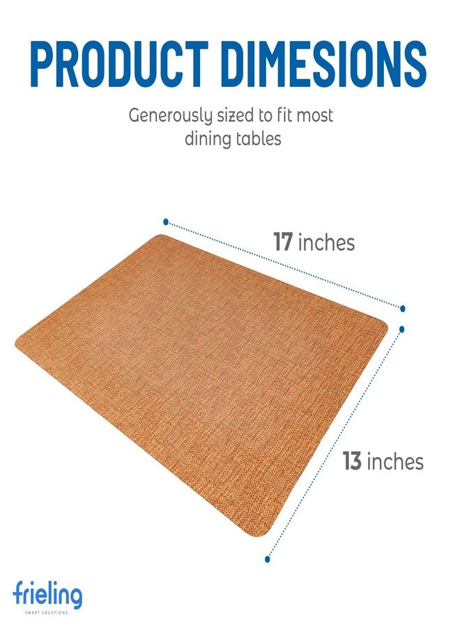 Frieling Davanti by Frieling, Set of 6 Rectangular Placemats, Novotela Luxe Autumn - Dining Table Mat, Non-Slip Vinyl & Polyester Surface for Indoor & Outdoor Use, 13" x 17" Modern Table Decor - Made in Chile - Image 3