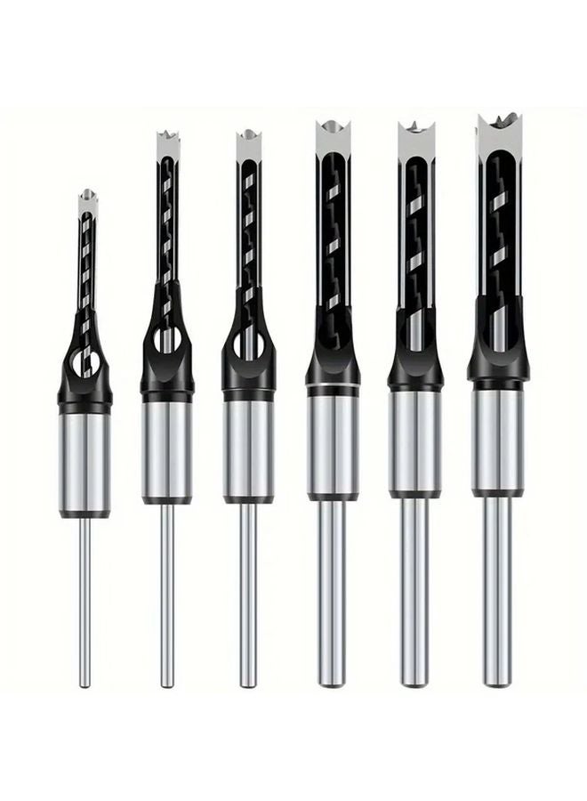 16mm Square Hole Drill Manual Handheld Angle Chisel Interchangeable Bits Woodworking Tool - Image 3
