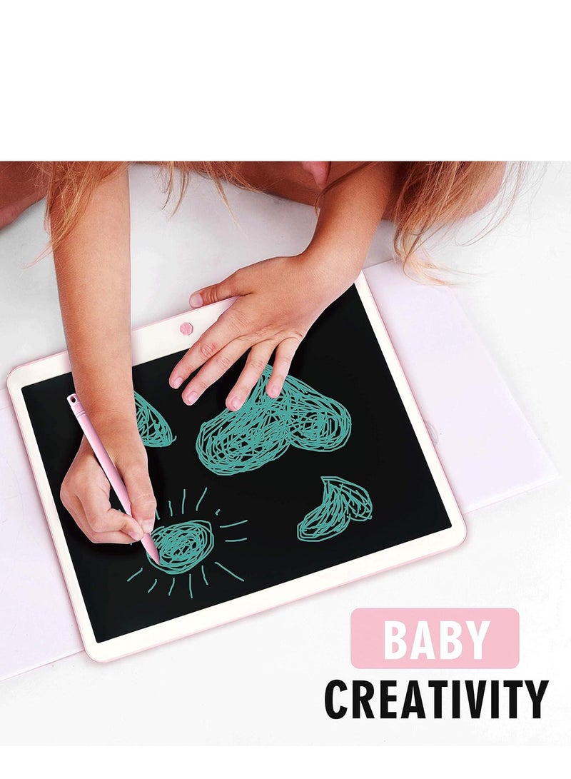 MOXOM LCD Writing Tablet, Large 13.2 Inch, Colorful Writing, Erasable Electronic Digital Drawing Pad Doodle Board, Gift for Kids Adults, Home, School Office, White - Image 5