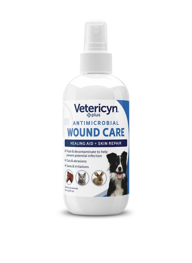 Vetericyn Plus Dog Wound Care Spray | Healing Aid And Skin Repair, Clean Wounds, Relieve Itchy Skin, And Prevent Infection, Safe For All Animals. 8 Ounces  - Image 3