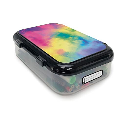 ZIPIT Large Recycled Plastic Pencil Box for Kids, Pencil Case for School, Organizer Pencil Bag, Large Capcity Pencil Pouch (Rainbow) - Image 2