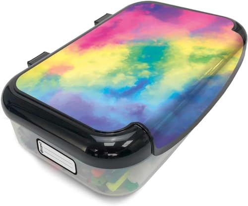 ZIPIT Large Recycled Plastic Pencil Box for Kids, Pencil Case for School, Organizer Pencil Bag, Large Capcity Pencil Pouch (Rainbow) - Image 1