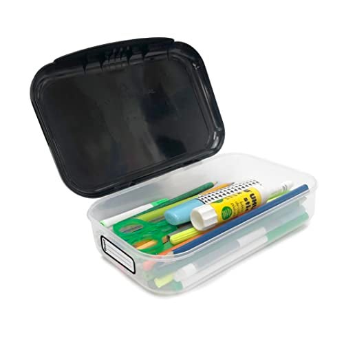 ZIPIT Large Recycled Plastic Pencil Box for Kids, Pencil Case for School, Organizer Pencil Bag, Large Capcity Pencil Pouch (Rainbow) - Image 3