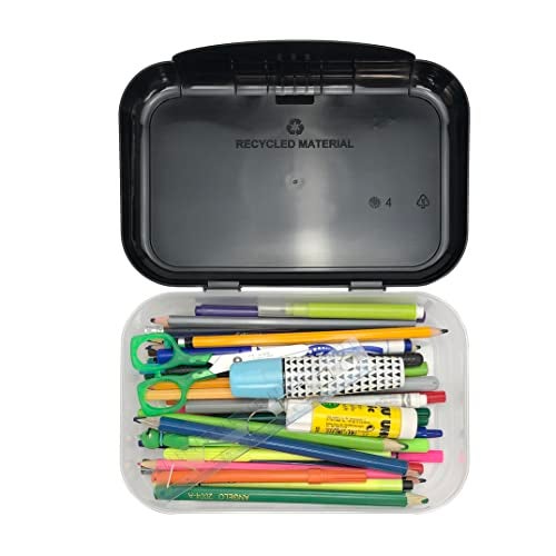 ZIPIT Large Recycled Plastic Pencil Box for Kids, Pencil Case for School, Organizer Pencil Bag, Large Capcity Pencil Pouch (Rainbow) - Image 5