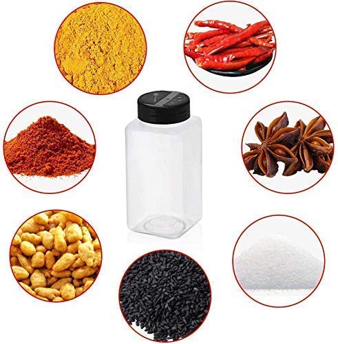 Cartvilla Cartvilla Glass Olive Oil Vinegar Dispenser Gravy Kitchen Oil Bottle Proof Soy Sauce 500 ml Set of 2 120 ml Spice Jar Set of 2 Spatula 1 and Oil Brush 1 Use for Kitchen Transparent Pack of 6 - Image 3