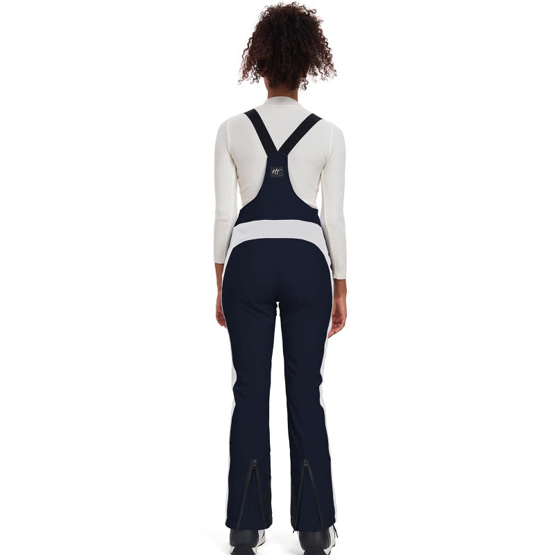GS SNOWING Women's Snow Bibs Pants Insulated Waterproof Windproof Winter Ski Pants Snowboarding Overalls Navy S - Image 5