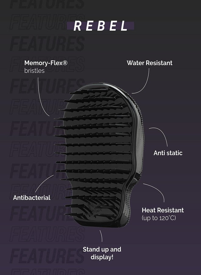 تانجل أنجيل فرشاة فك تشابك الشعر تانجل أنجل ريبيل، جمجمة بيضاء - Image 3