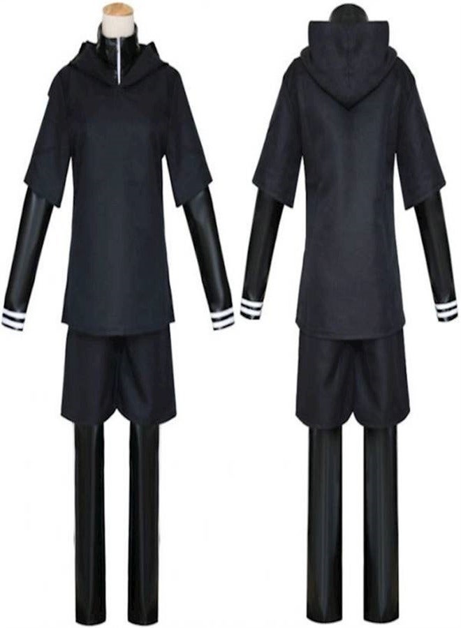 Kaneki Ken Female Cosplay Costume Full Set Battle Dress Skirt Custom - Image 3