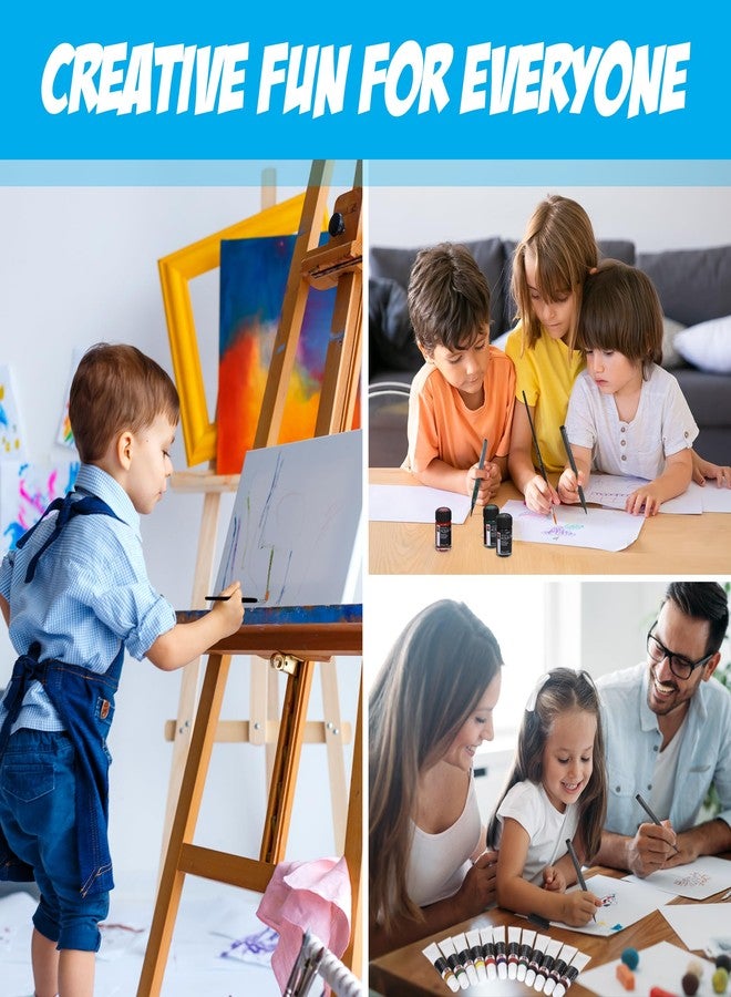 Marabu Watercolor And Mixed Media Set - Quality Watercolor Paper 20 Sheets, A4 220 GSM - 12 Watercolor Paint Tubes, 6 Watercolor Inks, 4 Black Fineliner Pens, and 3 Water Fillable Brushes - Image 4