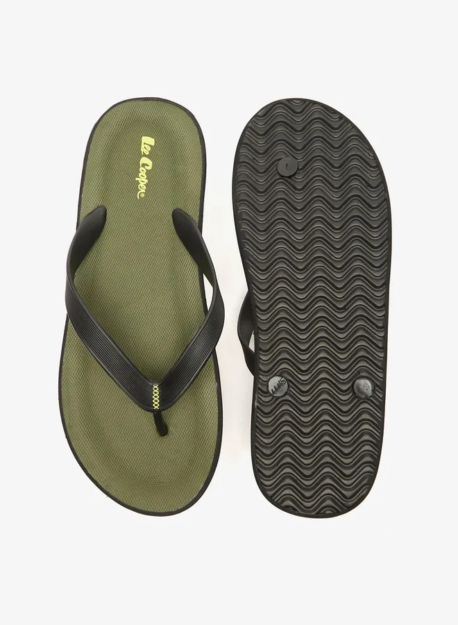 لي كوبر Men's Solid Flip Flops