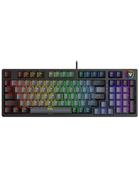 Mechanical Gaming Keyboard,RGB Full size, with 10 lighting effects