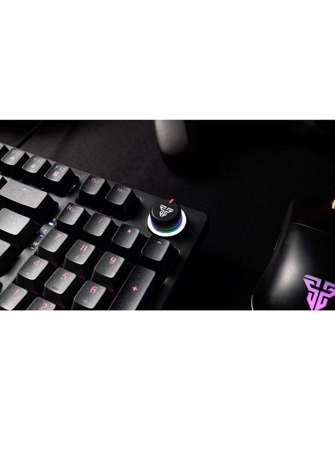FANTECH - Mechanical Gaming Keyboard,RGB Full size, with 10 lighting effects - Image 1