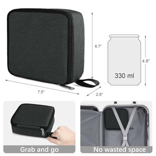 Bukere Travel Sunglasses Organizer Case, Adjustable Slot For Multiple Pairs, Portable Eyeglasses Storage Box for Men Women - Image 4