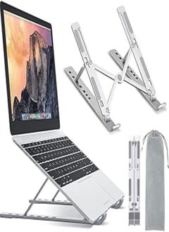 SKY-TOUCH Laptop Stand for Desk, Adjustable Laptop Riser ABS+Silicone Foldable Portable Laptop Holder, Ventilated Cooling Notebook Stand for MacBook Pro Air, Lenovo, Dell, HP, Laptops,Tablet - pzsku/Z80D7F314850FB0120ECBZ/45/_/1720390253/9ee84442-995c-44fa-84c5-c9b13b5919b0