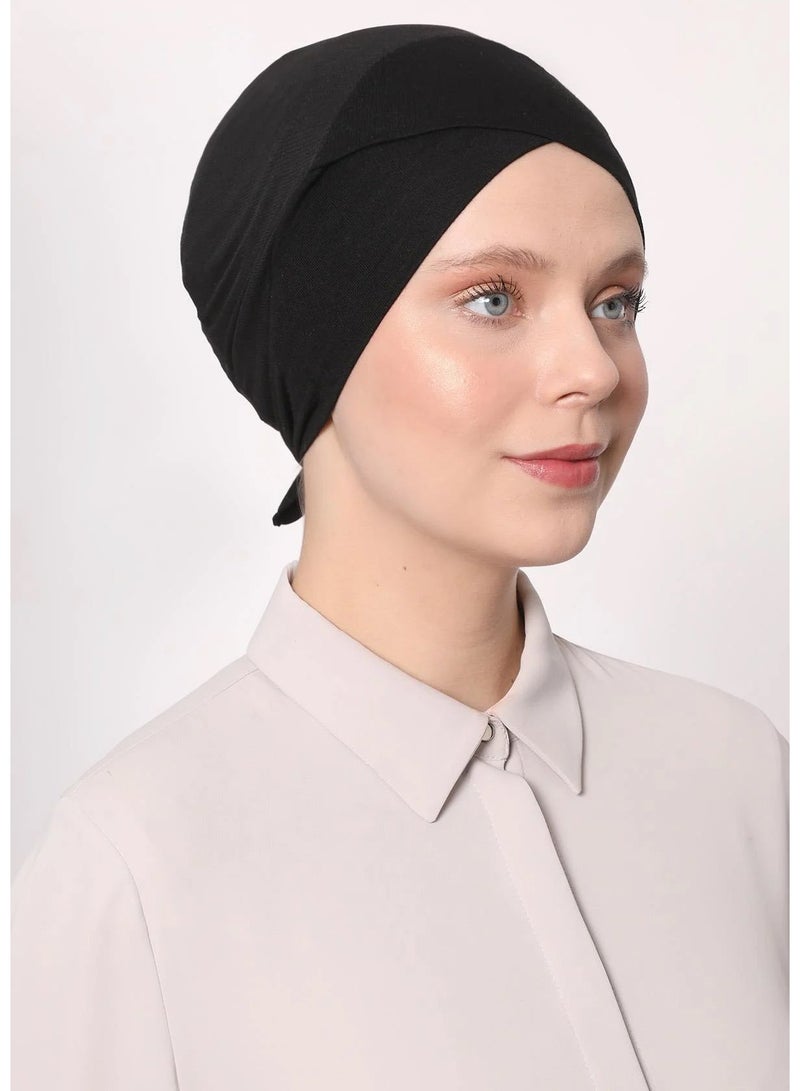 2PCS قبعة التوربان المسلمة قبعات الحجاب الداخلية قبعات الحجاب الإسلامي الحجاب الهند قبعات غطاء رأس الإناث Turbante Mujer - Image 4