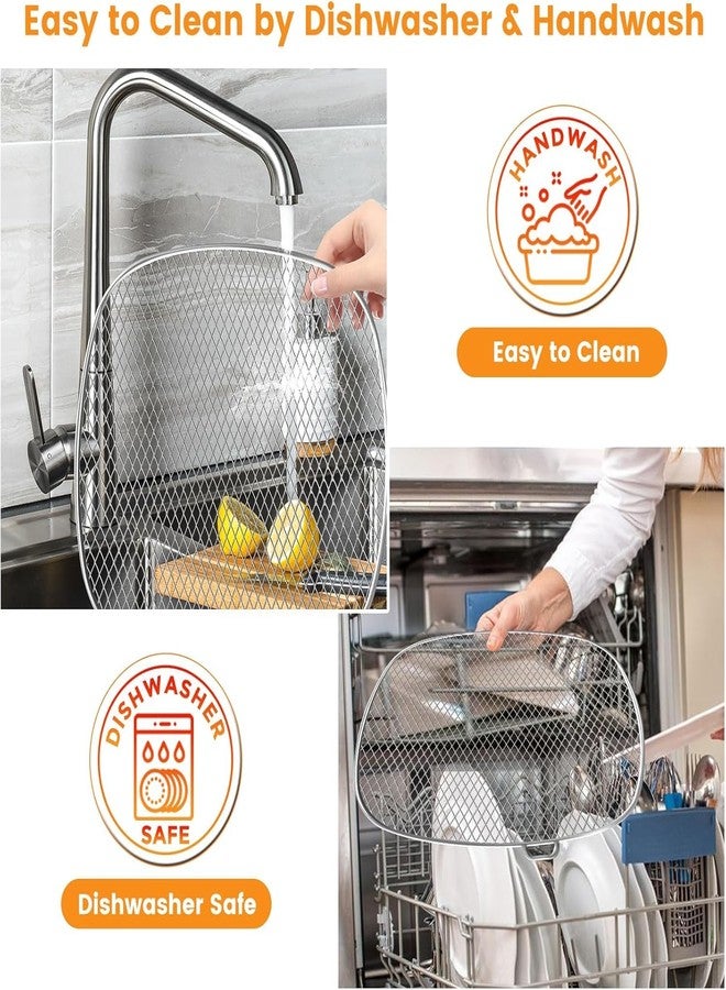 GWY Air Fryer Accessories for Philips, 7.2” Square Drip Pan for Philips HD9741 3QT Tray Rack Compatible with HD9641 HD9721, HD9730, Dishwasher Safe - Image 5