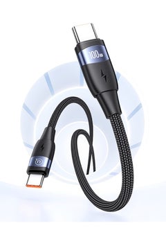 أوسامس كابل USB C 1.2 متر، 100 واط توصيل الطاقة PD كابل شحن سريع USB C إلى USB C لهاتف iPhone 16 Pro/16 Pro Max/16/16 Plus، iPad Pro/mini 6، MacBook Pro/Air، Samsung S24 Ultra، Huawei P60، إلخ  - Image 3