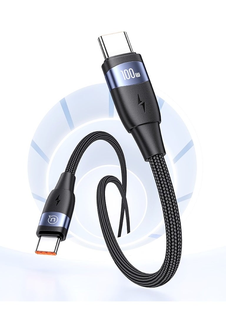 Usams - USB C Cable 1.2M,100W Power Delivery PD Fast charge Cable USB C to USB C for iPhone 16 Pro/16 Pro Max/16/16 Plus, iPad Pro/mini 6, MacBook Pro/Air, Samsung S24 Ultra, Huawei P60, etc - Image 1
