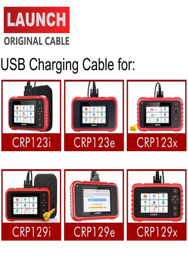 لانش كابل شحن USB أصلي من LAUNCH بديل لكابل X-431 لأجهزة فحص OBD2 (CRP123i، CRP123e، CRP123x، CRP129i، CRP129e، CRP129x، CRP909E، CRP909X) بجهد 5 فولت تيار مستمر - Image 4