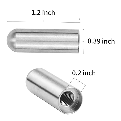 Bentolin for Jeep Door Hinge Pin Bolts Stainless Steel Door Pin Guides Compatible with 1997-2022 Jeep Wrangler JK JKU JL JLU TJ - 8 Pcs - Image 3