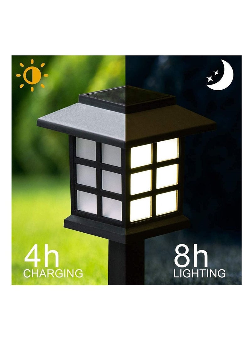 BLOOMING TIME 4 Pack Pathway Lights Outdoor, Waterproof Solar Lights for Garden, Landscape, Path, Yard, Patio, Driveway, Walkway  - Image 3