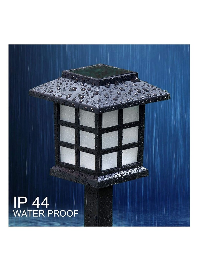 BLOOMING TIME 4 Pack Pathway Lights Outdoor, Waterproof Solar Lights for Garden, Landscape, Path, Yard, Patio, Driveway, Walkway  - Image 4