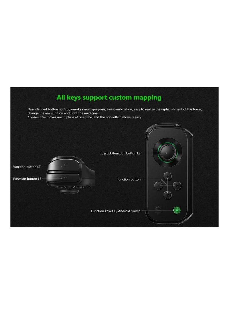 BLACK SHARK - Black Shark Gamepad 3 Left set Game Controller Gamepad Joystick For iphone XR 11 pro max Black Shark 5 Pro 4s 4 pro 3 pro - Image 1