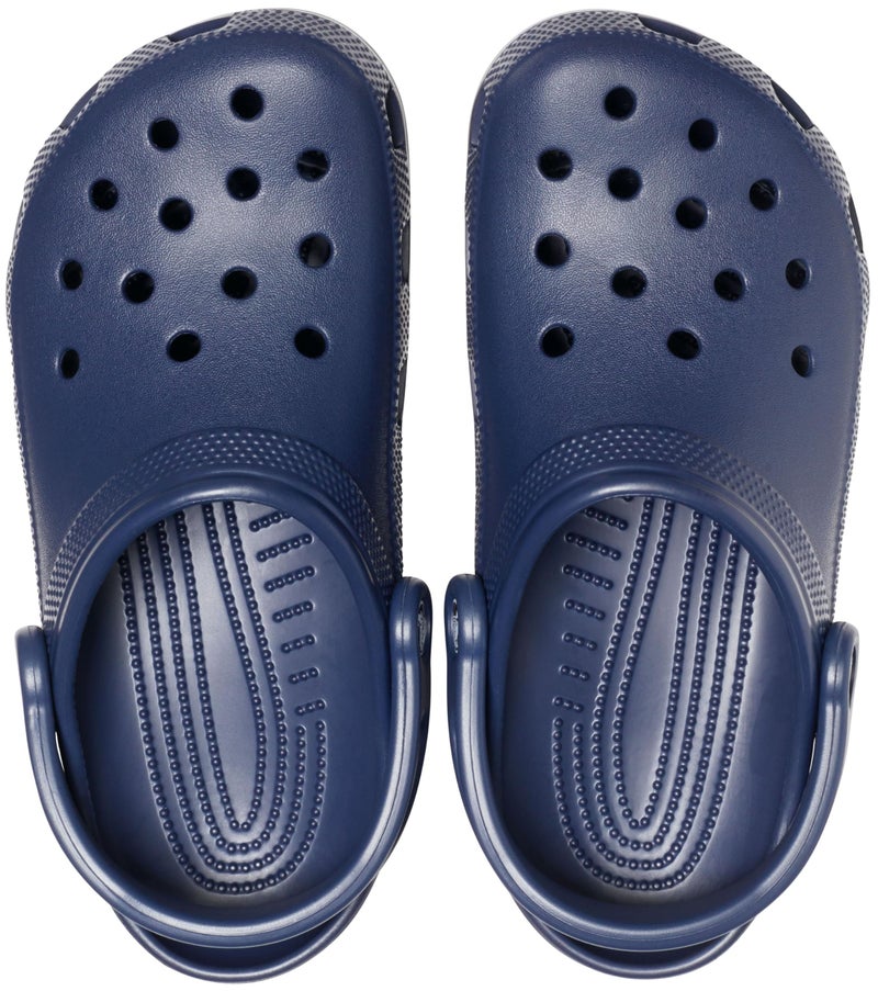 Crocs Unisex-Child Classic Glitter Lined Clogs | Kids' Slippers, Gold/Barely Pink, 4 Big Kid - Image 4
