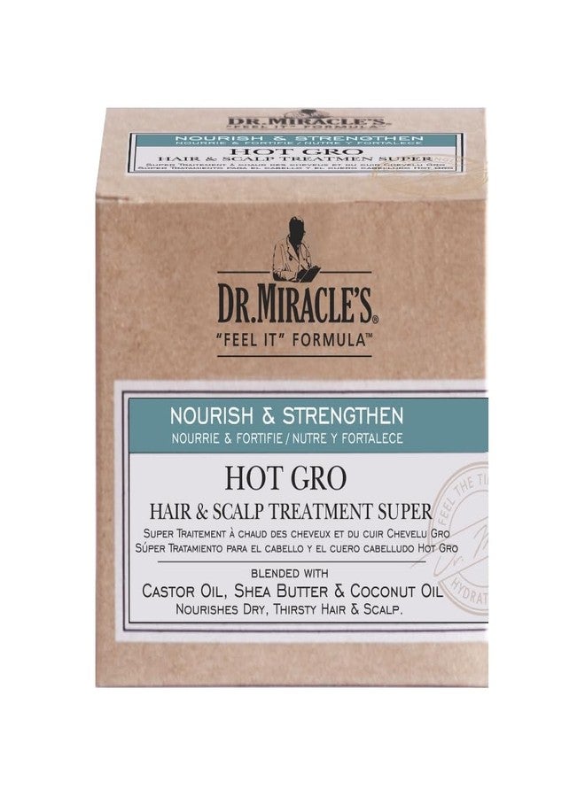 Dr. Miracle's Dr. Miracles Strengthen Hot Gro Hair/Scalp Treatment 4 Ounce Super (118ml) (6 Pack) - Image 1