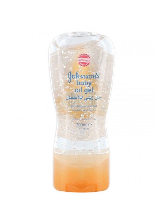 Johnson's Body Massage Oil Gel, 200ml - Image 1
